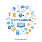 project management concept premium vector